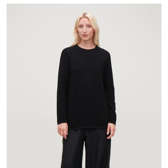 COS | Sweaters | Cos Black Textured 